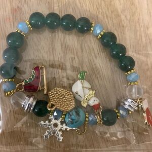 Hand Crafted Stretchy Christmas Charm